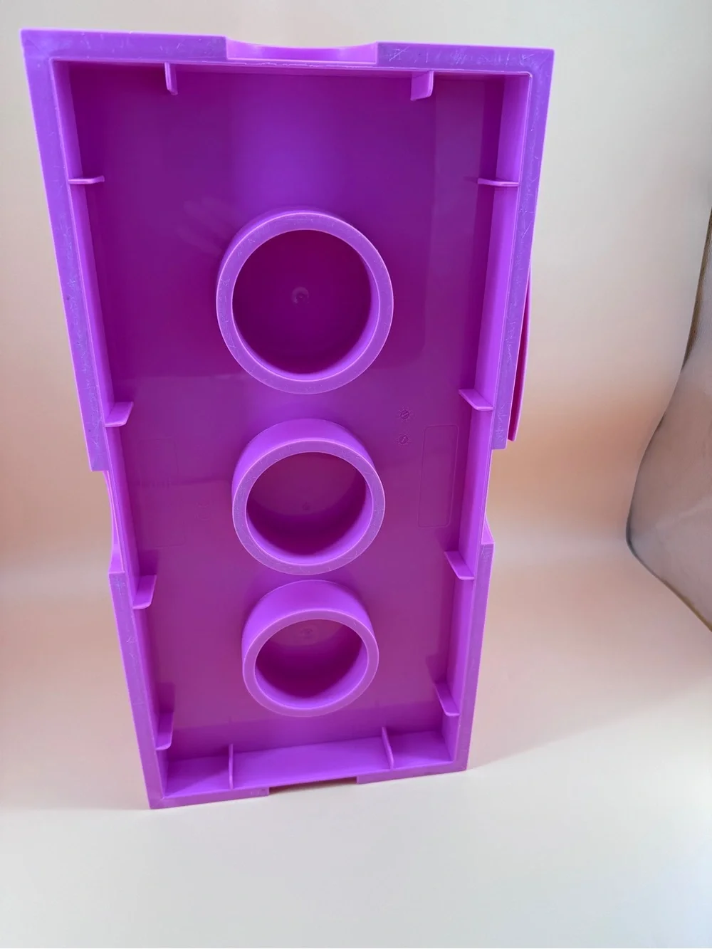LEGO Oversized 8-Stud Pink Storage Brick Container Box Organizer - 19.5” x 9.75